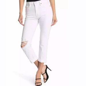 Frame White Denim Jeans